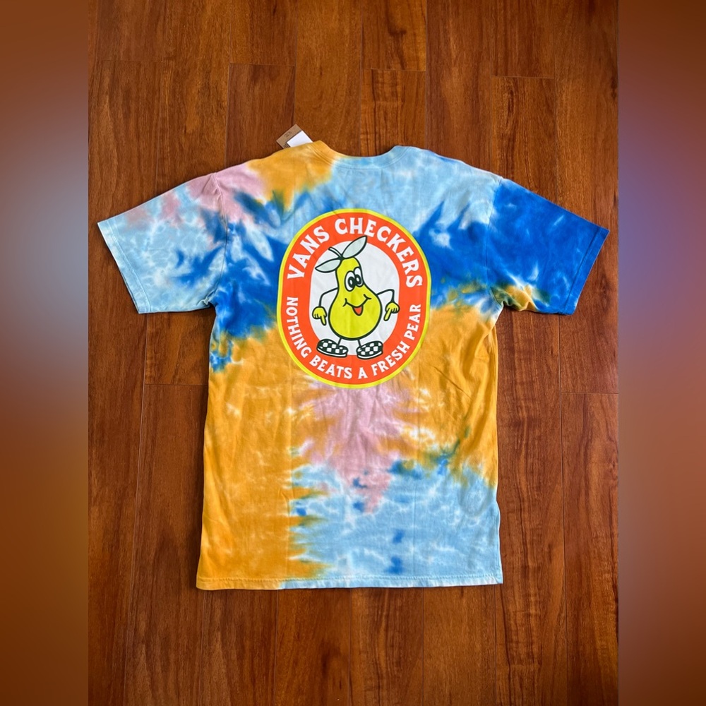 Vans Checkers tie dye tee